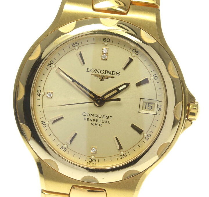 ☆美品 LONGINES ロンジン コンクエスト V.H.P パーペチュアル さみし 
