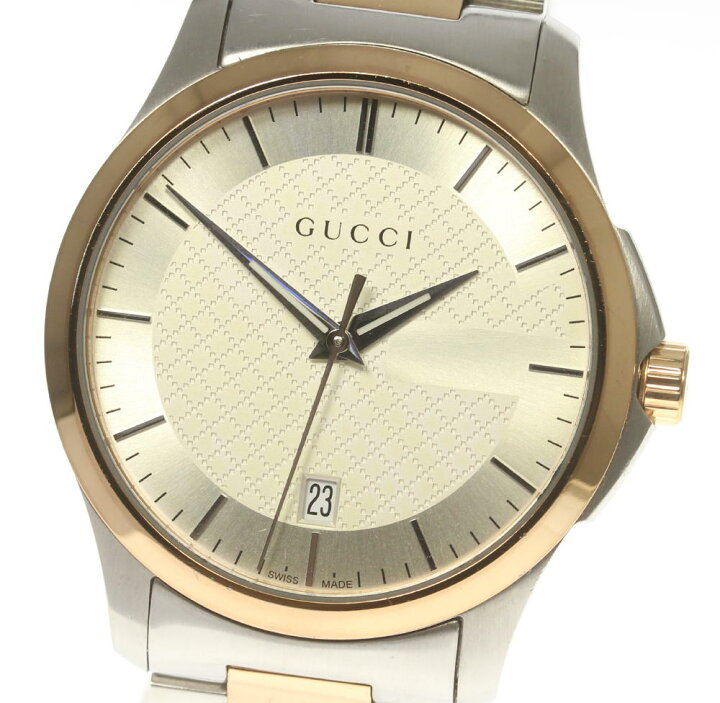 楽天市場】【GUCCI】グッチ Gタイムレス デイト 126.4 クォーツ 