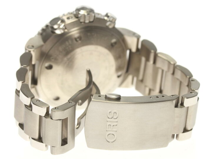 楽天市場】☆良品【ORIS】オリス アクイス デイト クロノグラフ 7655 