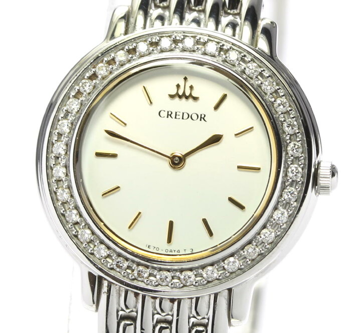 楽天市場】【SEIKO】セイコー クレドール ダイヤベゼル 1E70-0AW0 