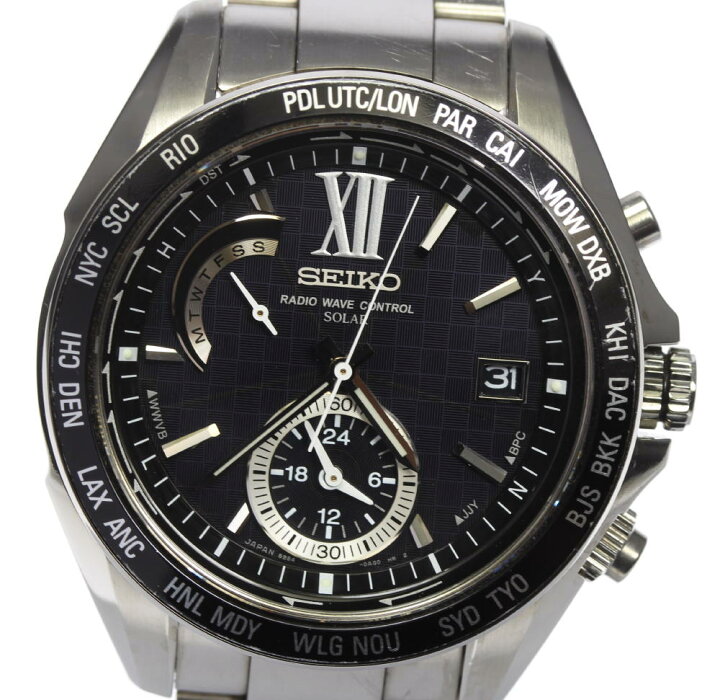 楽天市場】【SEIKO】セイコー ブライツ デイト 8B54-0AG0 ソーラー電波 