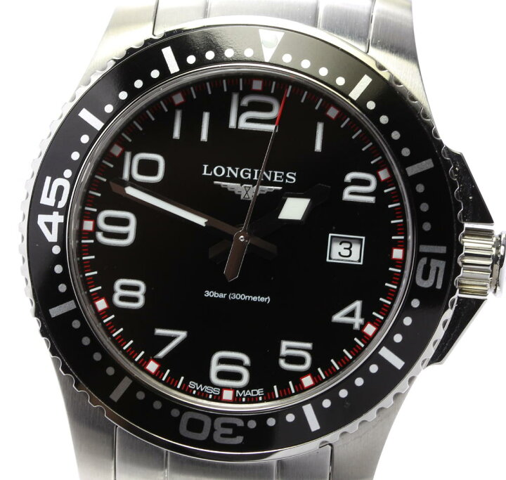 楽天市場】美品☆裏彫りあり【LONGINES】ロンジン アドミラル GMT L3 
