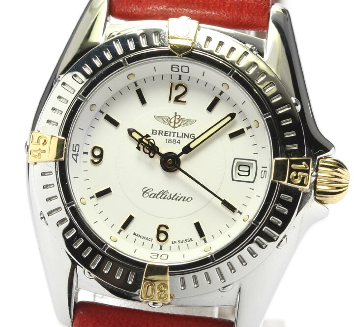 楽天市場】☆良品【BREITLING】ブライトリング カリスティーノ B52045  