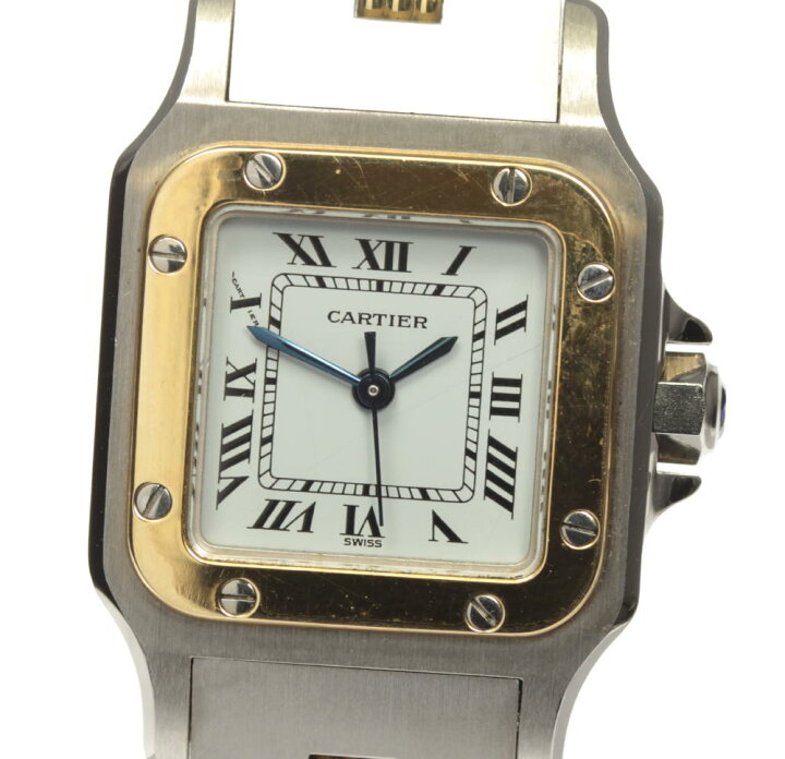 楽天市場】【CARTIER】カルティエ サントスガルベSM ゴドロン  