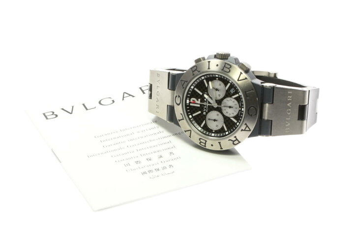 楽天市場】【BVLGARI】ブルガリ ディアゴノ チタニウム クロノグラフ 