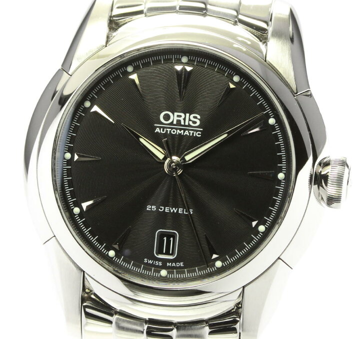楽天市場】良品☆【ORIS】オリス アートリエ 7544 自動巻き メンズ 