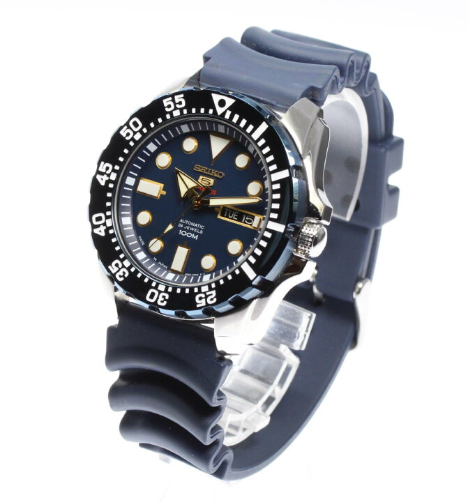 美品】SEIKO5 スポーツ 4R36-03T0 ラバー 自動巻き 稼働品 楽天市場 