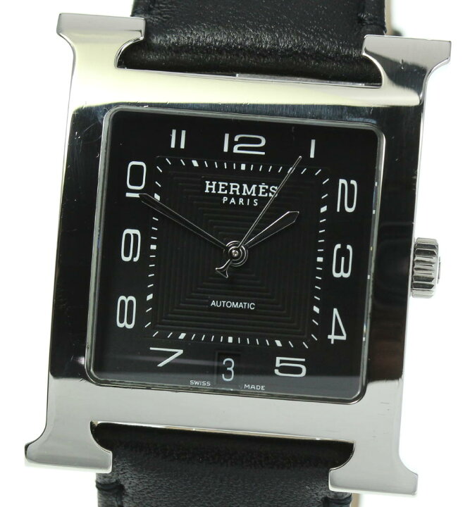 楽天市場】☆良品☆箱保付【HERMES】エルメス Hウォッチ HH2.810 自動 