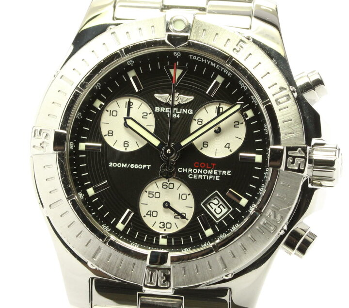 楽天市場】【BREITLING】ブライトリング コルト クロノグラフ A73380 