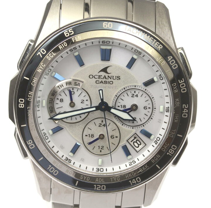 楽天市場】【CASIO】カシオ オシアナス マンタ デイデイト OCW-S1200P 
