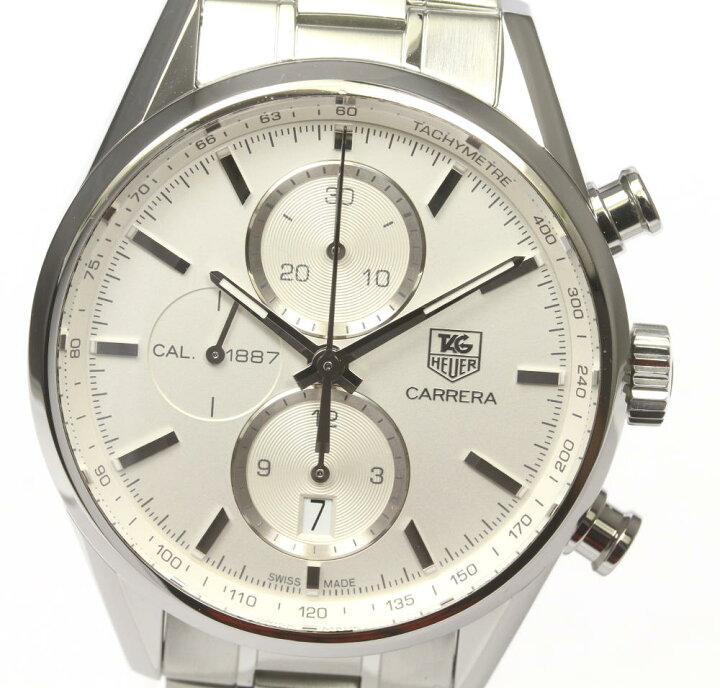 楽天市場】☆良品【TAG HEUER】タグホイヤー カレラ キャリバー1887 
