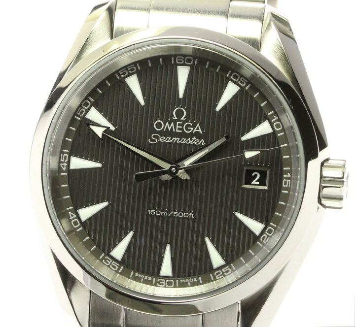 楽天市場】☆美品【OMEGA】オメガ シーマスター アクアテラ デイト  