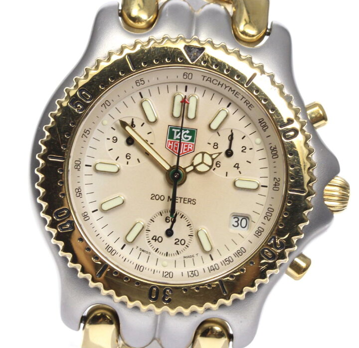 楽天市場】【TAG HEUER】タグホイヤー セル デイト クロノグラフ S35 