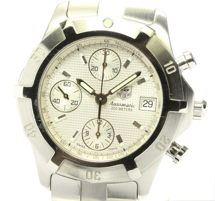 楽天市場】☆美品【TAG HEUER】タグホイヤー エクスクルーシブ クロノ 