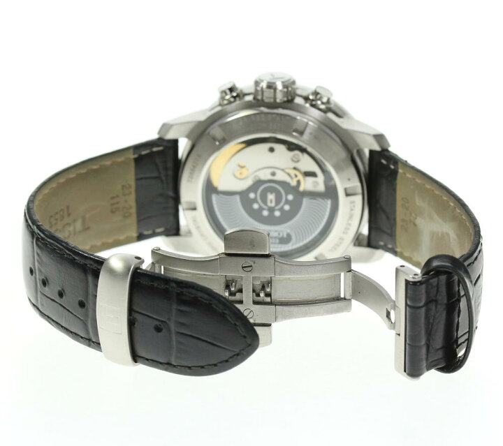 楽天市場】☆美品【TISSOT】ティソ クロノグラフ T055427A 自動巻き 