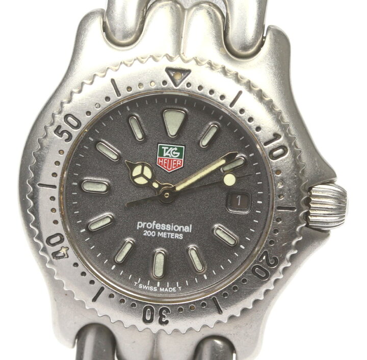 美品✨ タグホイヤー プロフェッショナル s99.015 白文字盤 クォーツ  