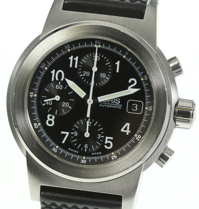 楽天市場】※ベルト訳あり【ORIS】オリス ビッグクラウン クロノグラフ  