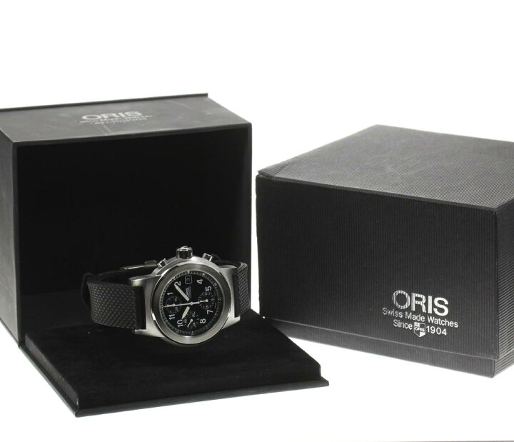 楽天市場】※ベルト訳あり【ORIS】オリス ビッグクラウン クロノグラフ  