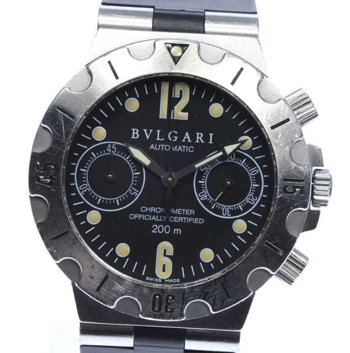 楽天市場】【BVLGARI】ブルガリ ディアゴノ スクーバ クロノグラフ 