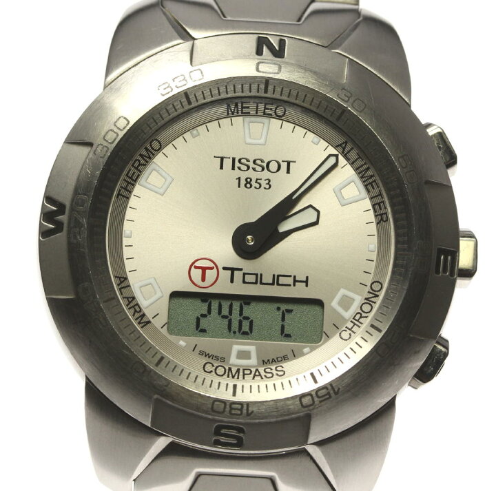 楽天市場】箱付【TISSOT】ティソ Tタッチ Z253/353 クォーツ メンズ 