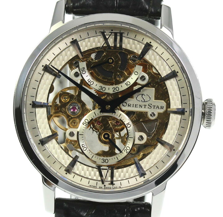 楽天市場 美品 Orient オリエント オリエントスター パワーリザーブ Dx02 C0 B 手巻き メンズ 21105 中古 Ev15 Closer