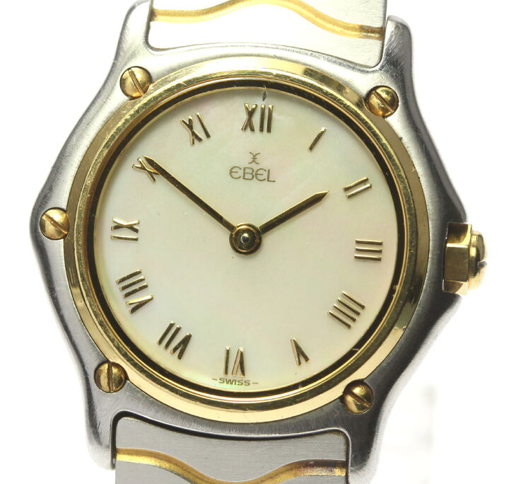 楽天市場】【EBEL】エベル クラシックウェーブ シェル 1057901 