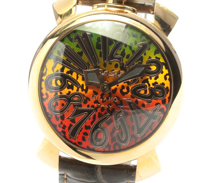 楽天市場】☆美品 保付【GaGa MILANO】ガガミラノ マヌアーレ40 5021  