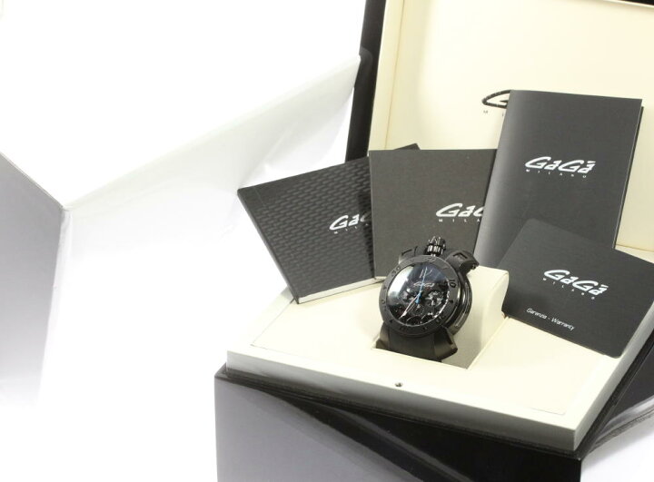 楽天市場】☆美品【GaGa MILANO】ガガミラノ CHRONO 48MM IP 
