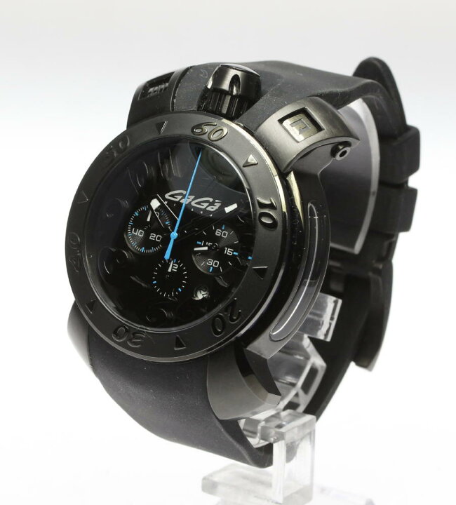 楽天市場】☆美品【GaGa MILANO】ガガミラノ CHRONO 48MM IP 