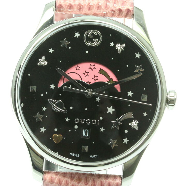 楽天市場】☆極美品 箱・保付【GUCCI】グッチ Gタイムレス 126.4  