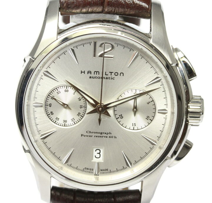 楽天市場】☆良品【HAMILTON】ハミルトン ジャズマスター クロノグラフ 