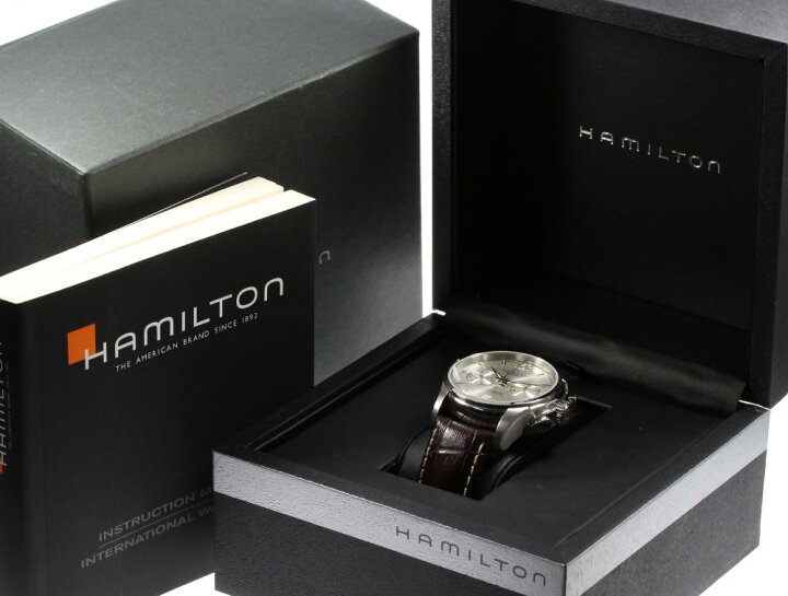 楽天市場】☆良品【HAMILTON】ハミルトン ジャズマスター クロノグラフ 