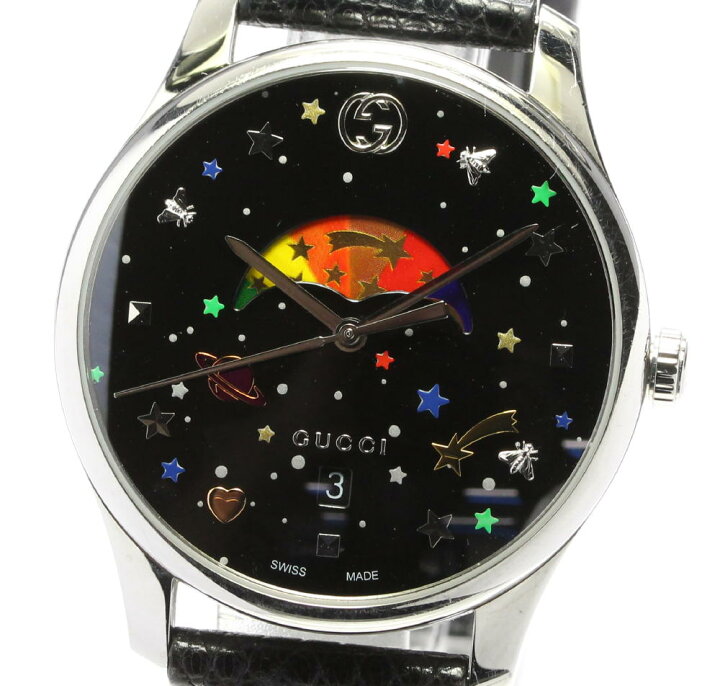 楽天市場】☆良品 箱・保付【GUCCI】グッチ Gタイムレス 126.4  