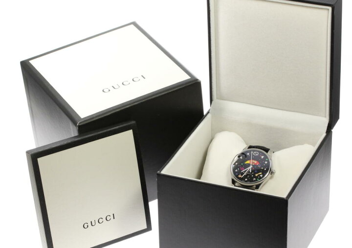 楽天市場】☆良品 箱・保付【GUCCI】グッチ Gタイムレス 126.4  