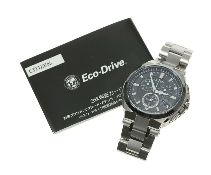 楽天市場】【CITIZEN】シチズン アテッサ クロノグラフ H610-T018068 