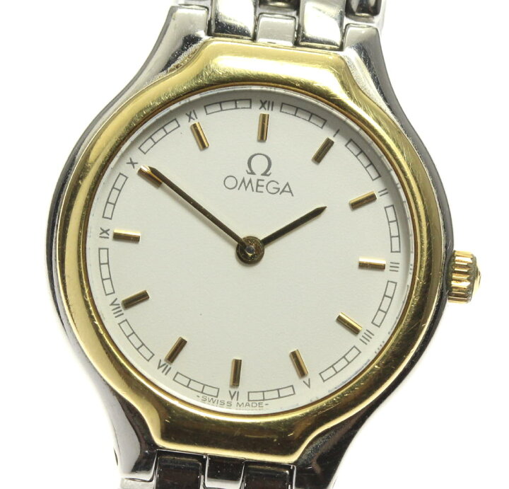 楽天市場】【OMEGA】オメガ デビル YGベゼル クォーツ レディース  