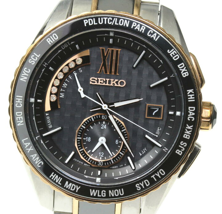 楽天市場】箱保付き【SEIKO】セイコー ブライツ ワールドタイム  