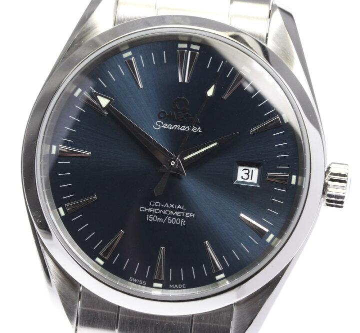 楽天市場】☆美品 保付き【OMEGA】オメガ シーマスター アクアテラ  