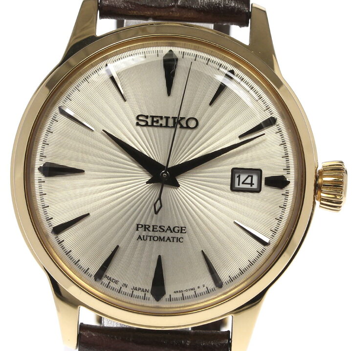 楽天市場】☆良品【SEIKO】セイコー プレサージュ 4R35-01T0 自動巻き 