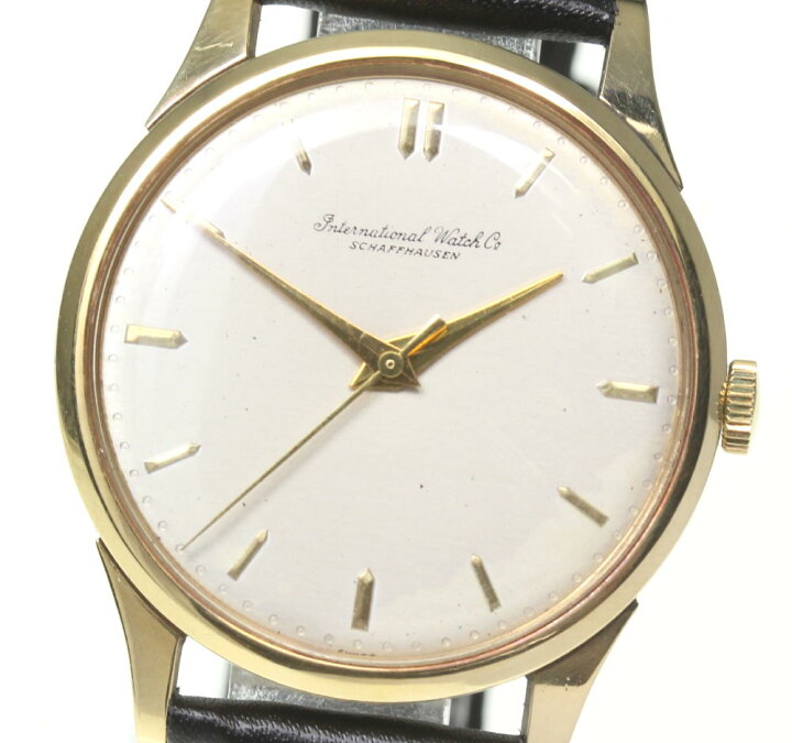 楽天市場】【IWC SCHAFFHAUSEN】IWC Cal.89 K18YG 手巻き メンズ  