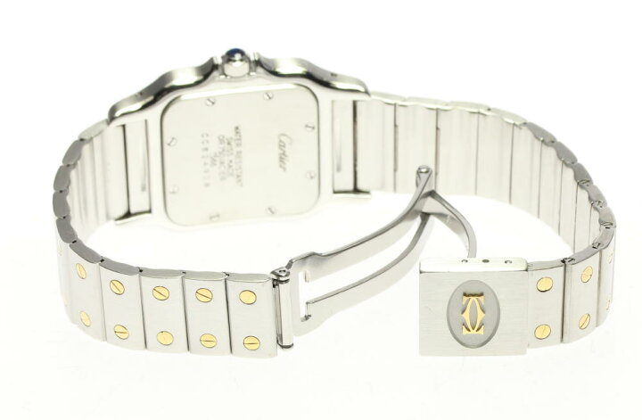 楽天市場】【CARTIER】カルティエ サントスガルべLM 1566 デイト  
