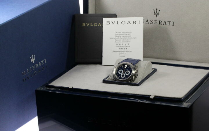 楽天市場】☆極美品・箱保付☆【BVLGARI】ブルガリ オクト マセラティ 
