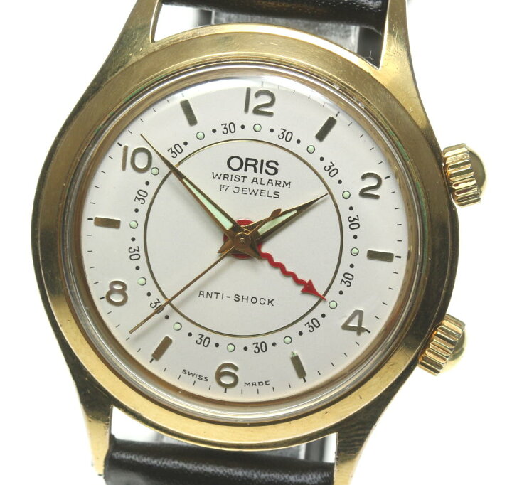 楽天市場】【ORIS】オリス アラーム 418-7307 自動巻き メンズ【中古 