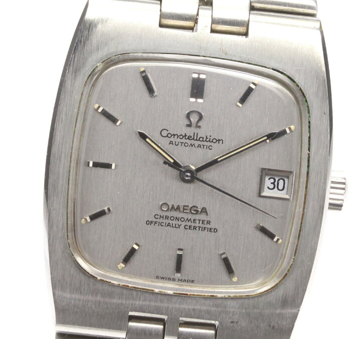 楽天市場】☆良品【OMEGA】オメガ コンステレーション スクエア 自動 
