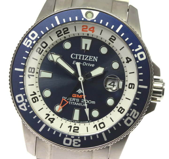楽天市場】☆美品 箱・保付【CITIZEN】シチズン プロマスター GMT 