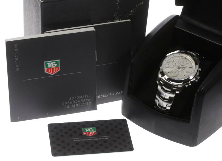 楽天市場】良品☆箱・保【TAG HEUER】タグホイヤー リンク クロノ  