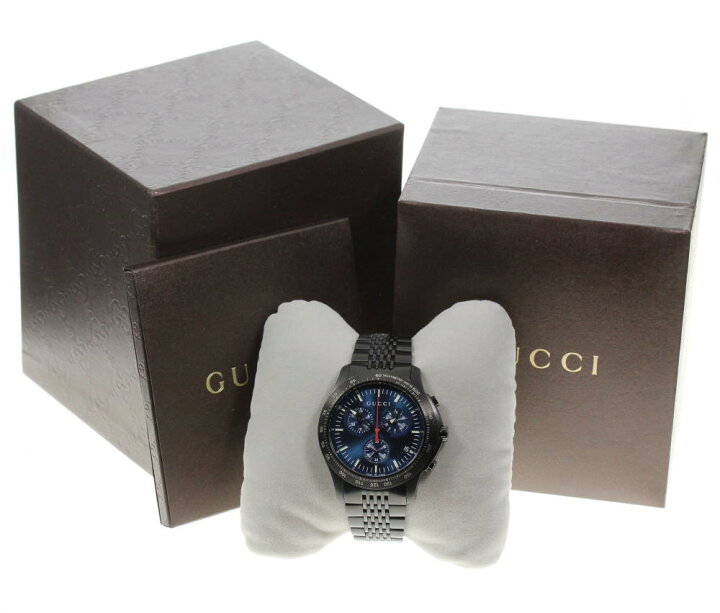 楽天市場】☆美品【GUCCI】グッチ Gタイムレス 126.2/YA126259 クロノ 