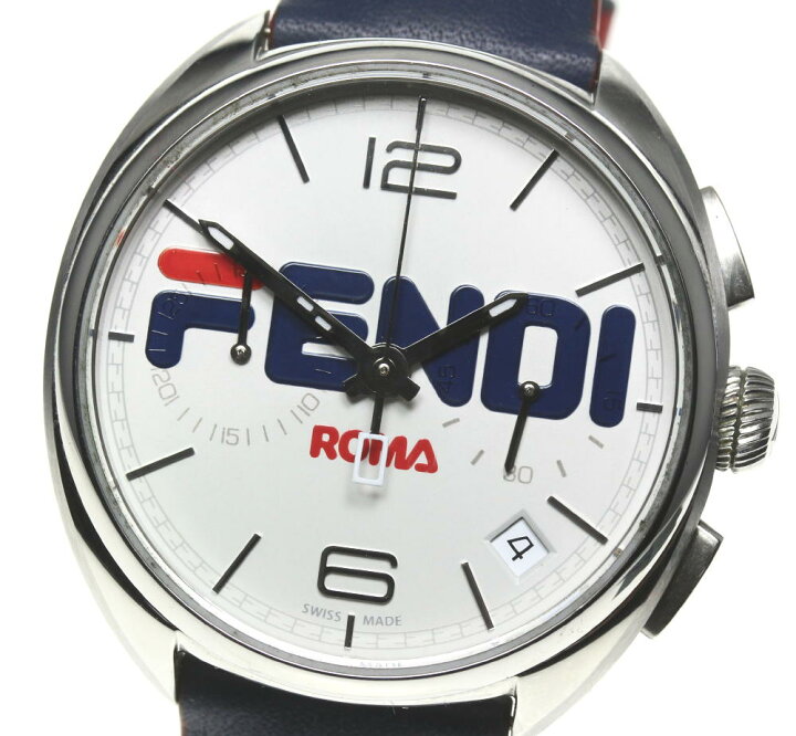 楽天市場】【FENDI】フェンディ モメント マニア FENDI×FILA クォーツ  
