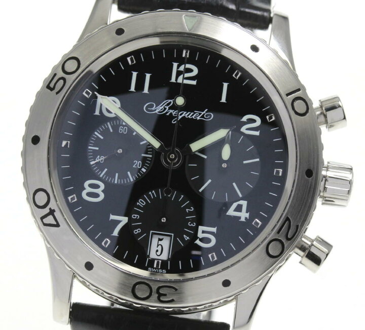 楽天市場】☆美品【Breguet】ブレゲ トランスアトランティック タイプ 