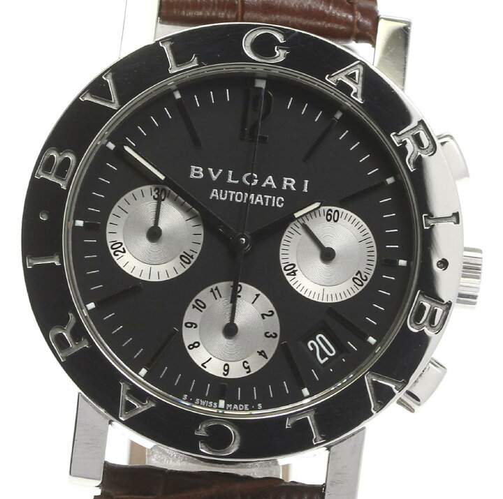 楽天市場】【BVLGARI】ブルガリ ブルガリブルガリ クロノグラフ デイト  